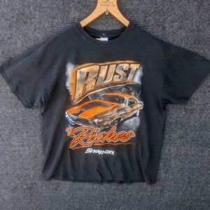 Snap-on Car Rust to Riches Graphic Mechanic T-Shirt XL Racing XL